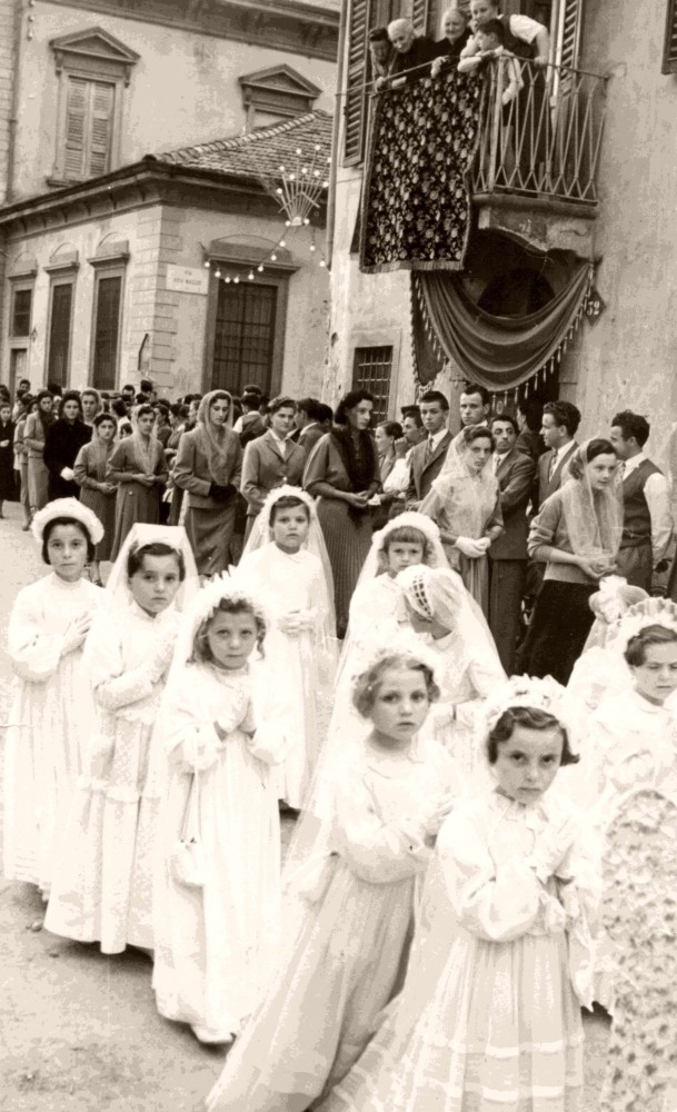 Prime comunioni a Treviolo - Anno 1954.jpg